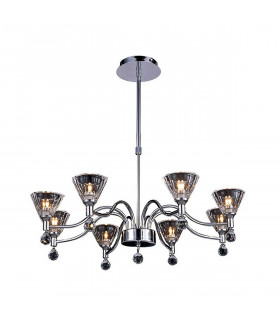 Clearance - Neptune Pendant Round 8 Light G9 Polished Chrome-1