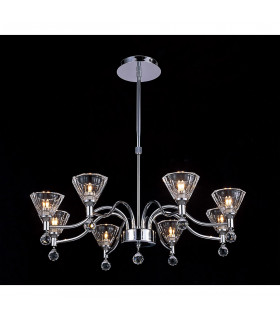 Clearance - Neptune Pendant Round 8 Light G9 Polished Chrome-2