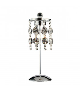 Clearance - Nico Table Lamp 3 Light G4 Polished Chrome/Crystal NOT LED/CFL Compatible-1