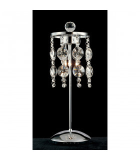 Clearance - Nico Table Lamp 3 Light G4 Polished Chrome/Crystal NOT LED/CFL Compatible-2
