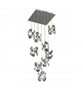 Clearance - Nico Pendant 9 Light G4 Polished Chrome/Crystal NOT LED/CFL Compatible-1