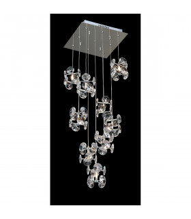 Clearance - Nico Pendant 9 Light G4 Polished Chrome/Crystal NOT LED/CFL Compatible-2
