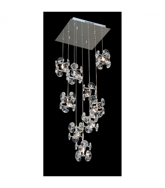 Clearance - Nico Pendant 9 Light G4 Polished Chrome/Crystal NOT LED/CFL Compatible-2