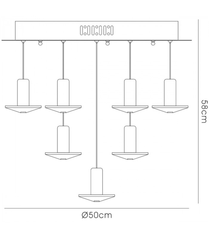 Clearance - Troy Pendant Round 13 Light G4 Polished Chrome/Crystal NOT LED/CFL Compatible-4