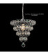 Clearance - Kudo Crystal Ring Non-Electric SHADE ONLY Polished Chrome/Crystal-2