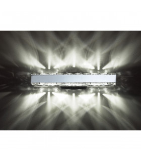 Clearance - Galaxy Horizontal Wall Lamp 3W LED 6000K Polished Chrome/Crystal-2