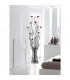 Clearance - (DH) Rouge Floor Lamp 7 Light G4 Black/Red/Chrome/Crystal NOT LED/CFL Compatible-3