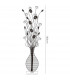 Clearance - (DH) Viola Floor Lamp 7 Light G4 Black/Purple/Chrome/Crystal NOT LED/CFL Compatible-3