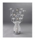 Clearance - (DH) Calista Table Lamp 4 Light G4 Silver/Black/Crystal NOT LED/CFL Compatible-2