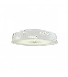 Clearance - Phoenix Flush Ceiling 18W LED 4000K White/Crystal-1