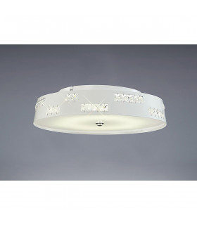 Clearance - Phoenix Flush Ceiling 18W LED 4000K White/Crystal-2
