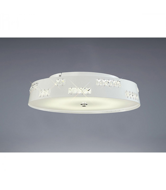 Clearance - Phoenix Flush Ceiling 18W LED 4000K White/Crystal-2