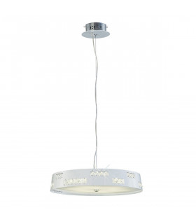 Clearance - Phoenix Pendant 18W LED 4000K White/Crystal-1
