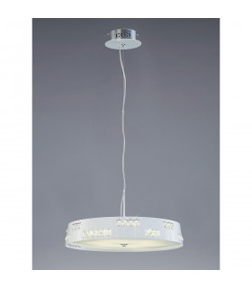 Clearance - Phoenix Pendant 18W LED 4000K White/Crystal-2