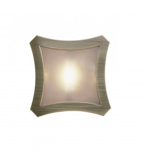 Clearance - Rosa Del Desierto Flush Ceiling Large Square R7S-78mm Antique Brass-1