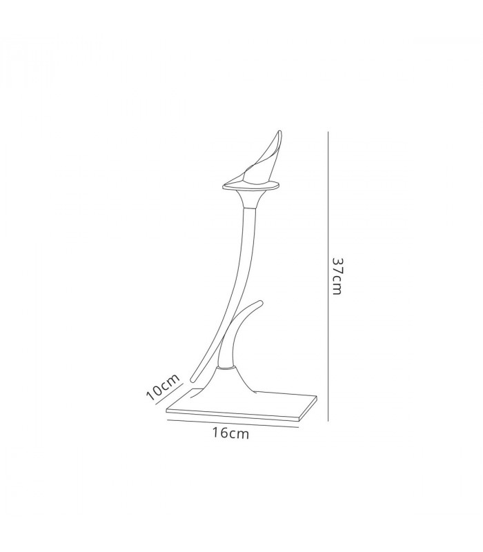 Clearance - Flavia Table Lamp G9 Antique Brass-3
