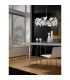 Clearance - Otto Pendant 41 Light G4 Sphere Polished Chrome/Multi-Colour Glass NOT LED/CFL Compatible-3