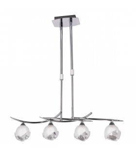 Clearance - Fragma Linear Telescopic 4 Light G9 Line Polished Chrome-1