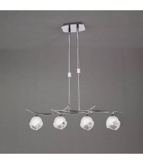 Clearance - Fragma Linear Telescopic 4 Light G9 Line Polished Chrome-2