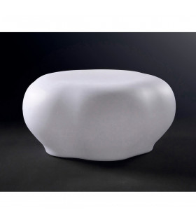 Clearance - Huevo Stool CFL Indoor Opal White-2