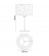 Clearance - Lupin Table Lamp E27 Gloss Black/White Acrylic/Polished Chrome CFL Lamps INCLUDED-8