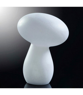 Clearance - Pao Table Lamp 2 Light CFL In Line Switch Indoor, Opal White
