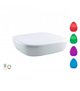 Clearance - Pao Table Rechargeable LED RGB Outdoor IP65 Opal White 3yrs Warranty Item Weight: 16.3kg-1