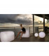 Clearance - Pao Large Sofa No Light Outdoor, Opal White Item Weight: 16.7kg