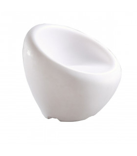 Clearance - Pao Chair Round No Light Outdoor Opal White-1