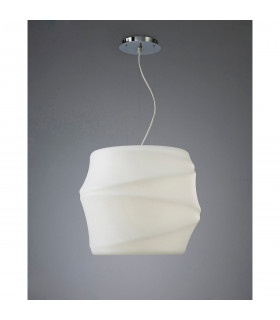 Clearance - Bambu Pendant E27 Outdoor IP44 Opal White-2