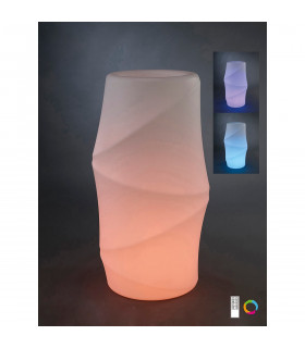 Clearance - Bambu Tall Pot LED RGB Outdoor IP65 120lm Opal White 3yrs Warranty-2