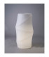 Clearance - Bambu Tall Pot No Light Outdoor Opal White-2