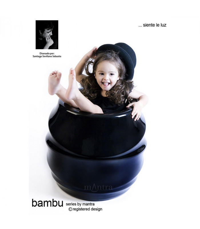 Clearance - Bambu Tall Pot No Light Outdoor Opal White-4
