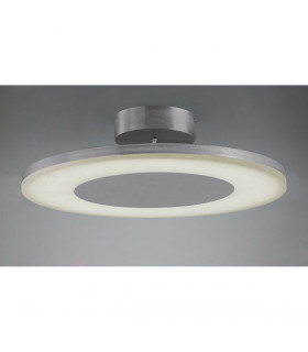 Clearance - Hemisferic Ceiling 1 X 36W LED Round 3000K 3240lm Satin Aluminium / Frosted Acrylic 3yrs Warranty-2