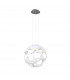 Clearance - Organica Pendant 9 Light G9 Max 5W Gloss White/Polished Chrome-1