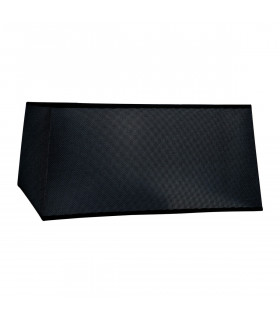 Clearance - Habana Black Square Shade 450/450x215mm Suitable for Floor Lamps-1