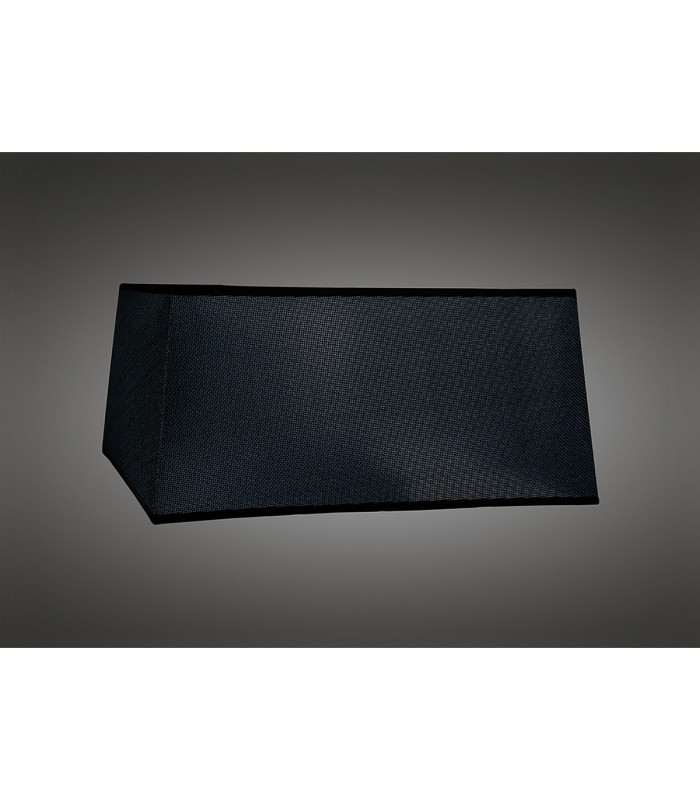 Clearance - Habana Black Square Shade 450/450x215mm Suitable for Floor Lamps-2