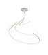 Clearance - Nur Blanco XL Semi Flush 80W LED 4000K 6200lm Dimmable White / Frosted Acrylic 3yrs Warranty-1