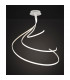 Clearance - Nur Blanco XL Semi Flush 80W LED 4000K 6200lm Dimmable White / Frosted Acrylic 3yrs Warranty-2