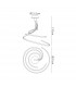 Clearance - Nur Blanco XL Semi Flush 80W LED 4000K 6200lm Dimmable White / Frosted Acrylic 3yrs Warranty-3