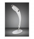 Clearance - Tess Table Lamp 5W LED 3000K 450lm Matt White/Frosted Acrylic/Polished Chrome 3yrs Warranty-2