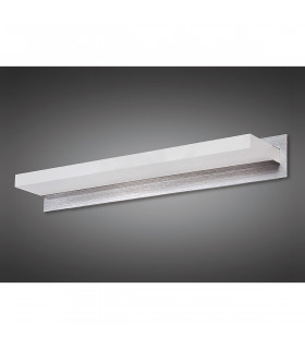 Clearance - Taccía Wall Lamp 14W LED Large 3000K 900lm Polished Chrome/Frosted Acrylic 3yrs Warranty-2