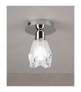 Clearance - Amel Ceiling L1/SGU10 Polished Chrome CFL Lamps INCLUDED-2