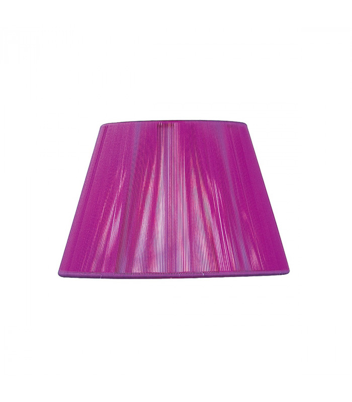 Clearance - Silk String Shade Purple Fuschia 190/300mm x 195mm-1