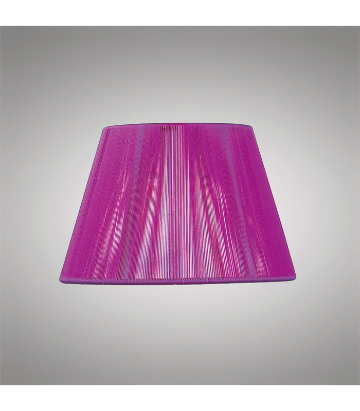Clearance - Silk String Shade Purple Fuschia 190/300mm x 195mm-2