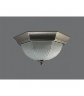 Clearance - Nickel Finish Flush Fitting 2 X 60W-2