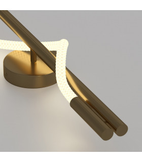 Maytoni Tau Modern Integrated LED Wall Lamp Gold 3000K-2