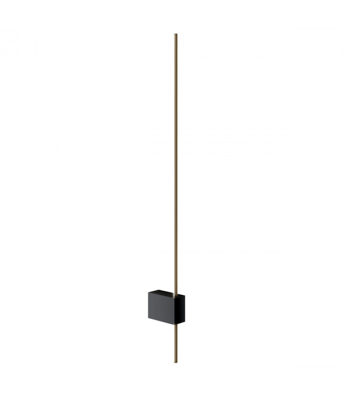 Maytoni Pars Integrated LED Wall Lamp Black Gold 3000K-1