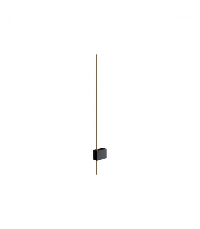 Maytoni Pars Integrated LED Wall Lamp Black Gold 3000K-4