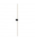 Maytoni Pars Outdoor Up Down Wall Lamp Black Gold Integrated LED 3000K-1
